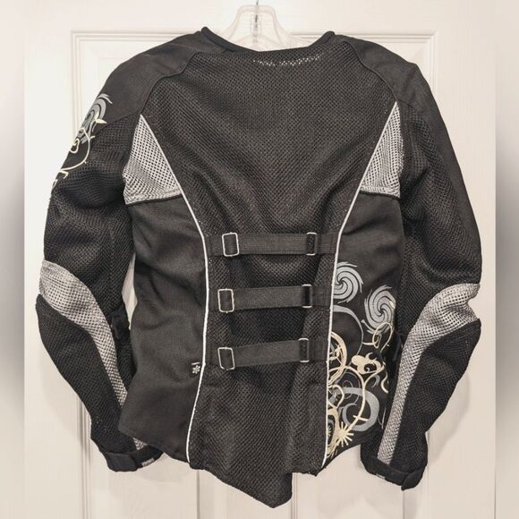 JOE ROCKET Cleo MESH Lightweight MOTORCYCLE Black Jacket Womens XS Liner & Pads - Picture 4 of 16